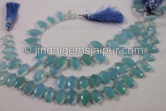 Blue Chalcedony Faceted Marquise